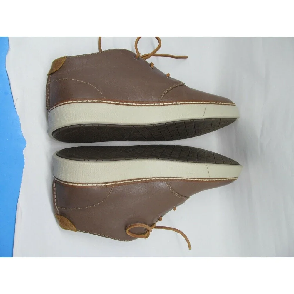 Sperry Top Sider Mens Size 11 M Brown Plain Toe Chukka Lace Up Boots